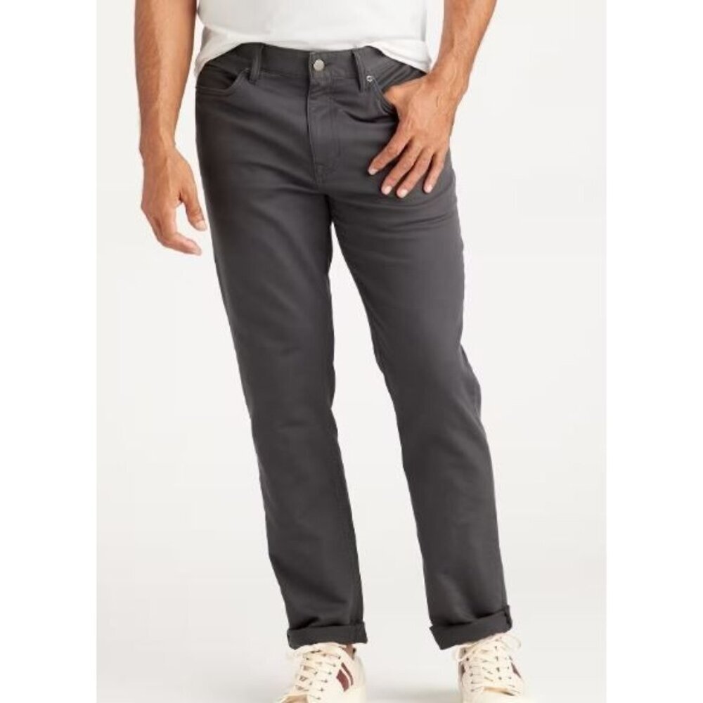 Quince Comfort Stretch Traveler 5 Pocket Pants Men Size 31 x 32 NWT Dark Charcoa